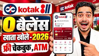 Kotak Mahindra Bank Open Account Zero Balance | kotak 811 account opening online zero balance
