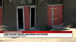 Akron neighbors want answers on old Goodrich Middle School