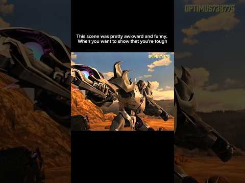 When Megatron Couldn T Get The Star Saber Out Of The Rock Transformers Transformersprime 