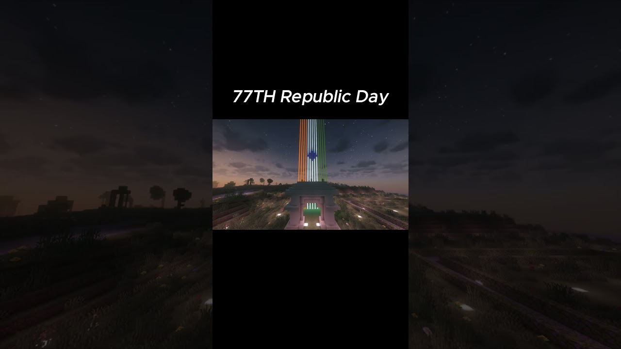 77TH Republic Day in Minecraft 
