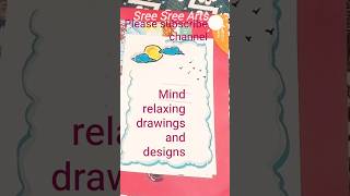 Simple border line designs/Project designs/front page designs #shorts #ytshorts #viral #art#drawing