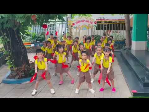 Trường Mầm non 15 đồng diễn thể dục “Chào mừng Kỷ niệm 50 năm ngày Giải phóng Miền Nam, thống nhất đất nước(30/4/1975-30/4/1925).