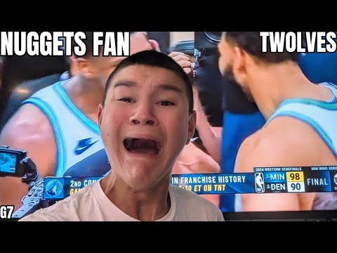 Nuggets Fans React to Game 7 loss vs. Timberwolves! 2024 NBA Playoffs ...