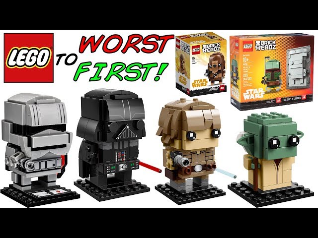 Synes Idol Jabeth Wilson LEGO Worst To First | ALL LEGO Star Wars BRICKHEADZ! - YouTube