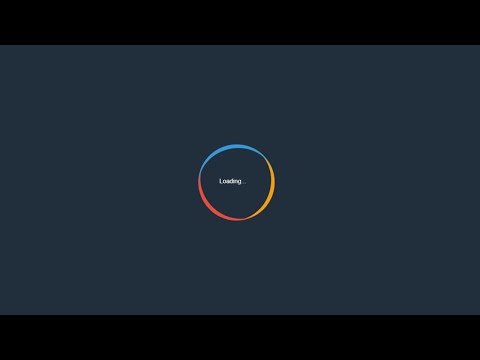 Amazing Easy Page Loading Animation Using Only HTML & CSS