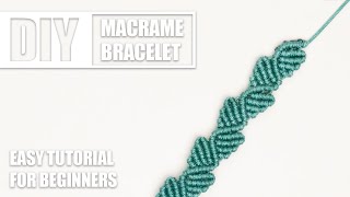 Celebrity Green Leaf Around Macrame Bracelet | Easy Tutorial for Beginners Wealth