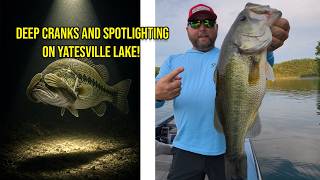 Spotlight Fishing Yatesville Lake Bass with Deep Crankbaits!