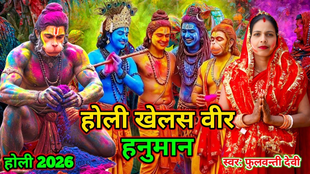 होली खेलस वीर हनुमान/HoliNayaNayaCharchaBhajan/सुपरहिटहोलीगीत/#holi2026 #होलीसुपरहिटगाने 