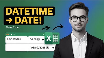 📊✨ Excel : Transformer un Datetime en Date en 1 Seconde !