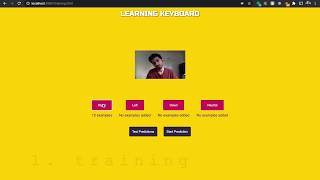 Machine Learning keyboard - Computer Vision Project