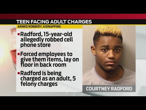 Teen facing adults charges