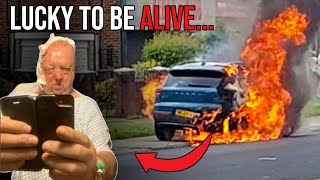 Volvo Hybrid EXPLODES With Family Locked Inside