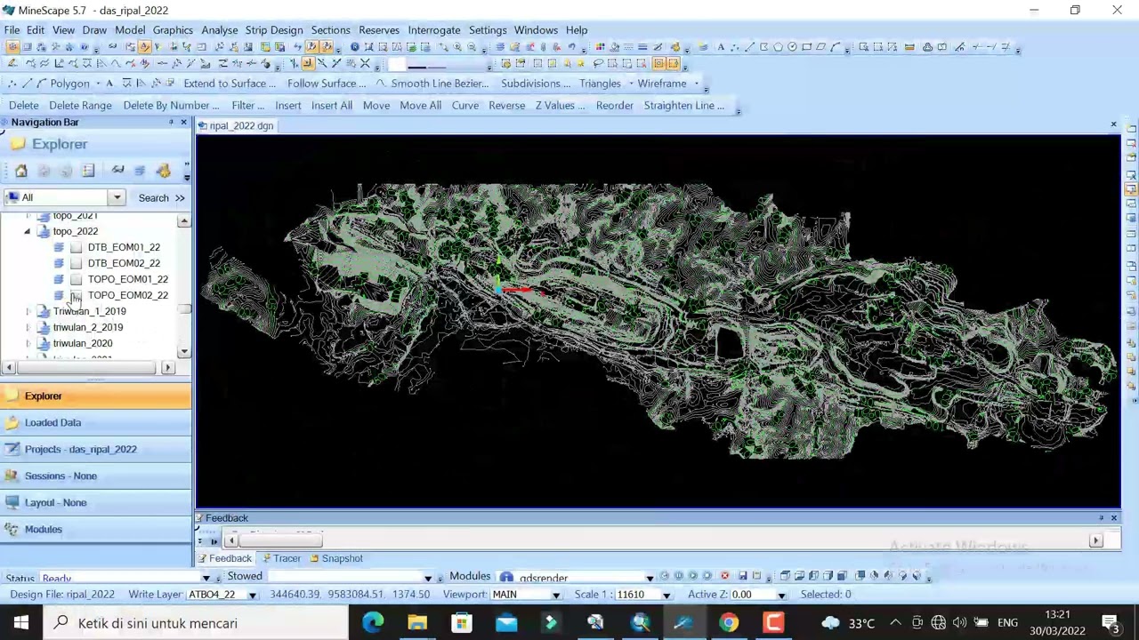 Tutorial Design PIT Tambang | Minescape 5.7 | Design PIT