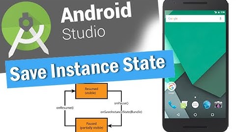 save instance state in android studio