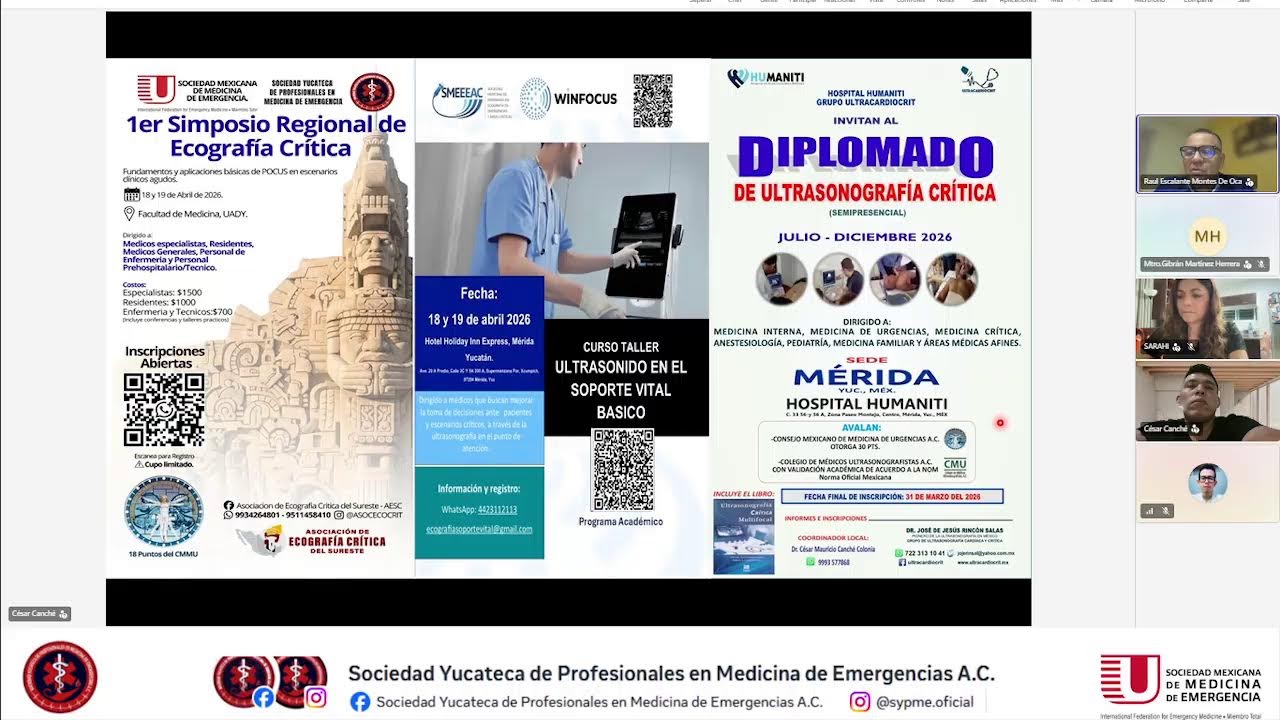 SYPME: Sesión Médica "POCUS en Estado de Choque
