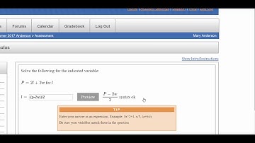 How to enter your answers into XYZ