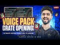 VOICE PACK OPENING | RANK PUSH TO LEGEND | BGMI LIVE
