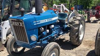 Ford 2600 Model Utility Tractor - 2.6L - 3 Cyl - 37 HP Diesel or Gasoline Engine - Mfg. 1975-81