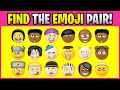 FIND THE EMOJI PAIR! P00017 Find the Difference Spot the Difference Emoji Puzzles PLP