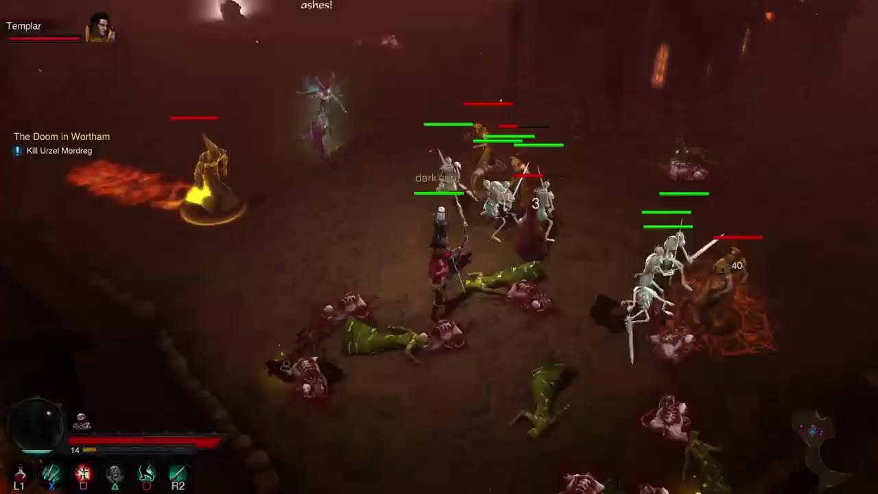 Diablo III reaper of souls female necromancer let's play