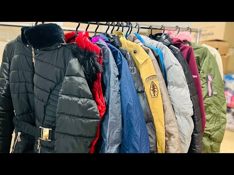 Куртки секонд-хенд мікс крем від 10 кг, видео 4