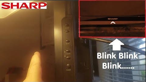 Fix Sharp TV Front Logo Light Blinking Fast Then Slow & Wont Turn On AQUOS Smart LC 4T PN Screen LCD