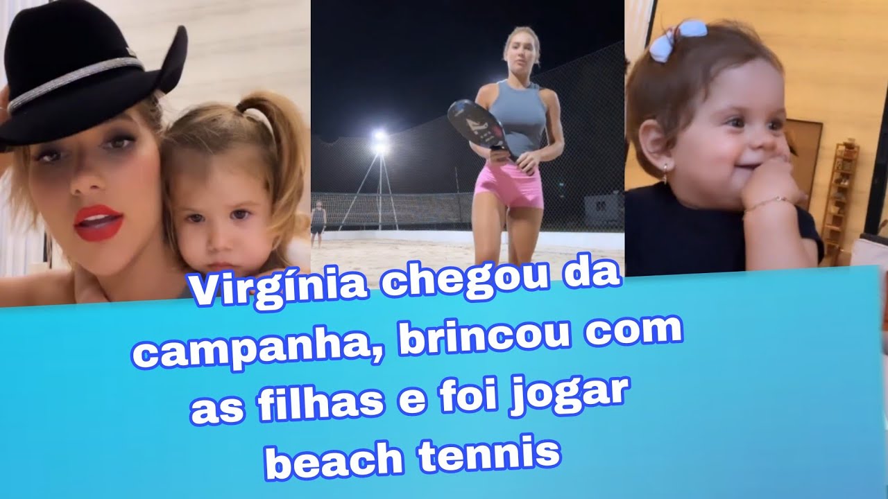 Virgínia, finalizou a campanha e seguiu para o beach tennis. 