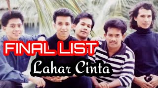 Final list - Lahar Cinta 1993