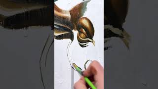 New giant paintbrush sculpture out of the studio!" Modern Gold Rush - Solo Ride #artworld #shorts