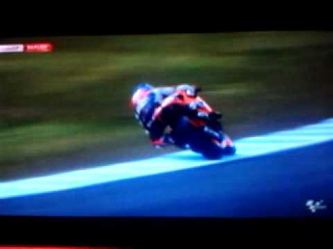 Stoner insane drift powerslide motogp