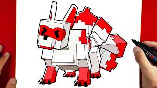 How to Draw Kitsune from Grow a Garden | ROBLOX