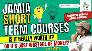 Jamia Short Term Course || JMI Skill-based Course || is it really worth it? screenshot 1