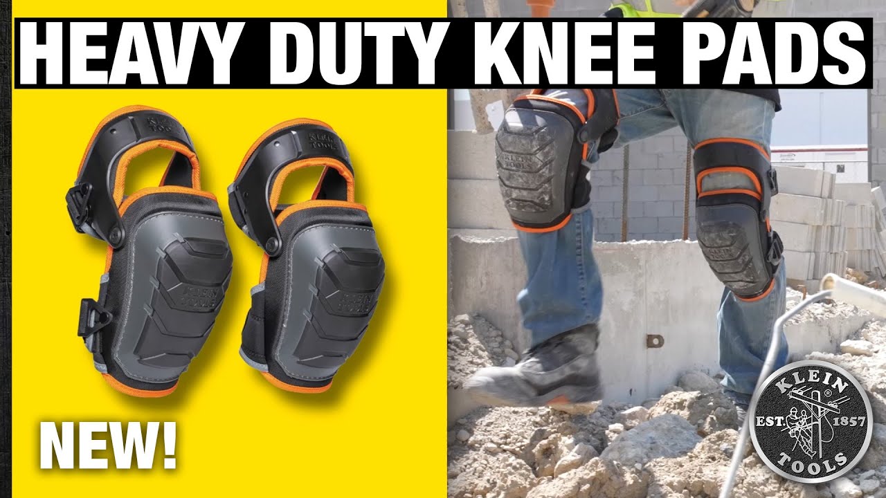 Klein Tools Heavy Duty Hinged Knee Pad 60491 YouTube