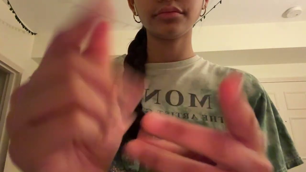 asmr hand sounds pt 112 💜🩷💙