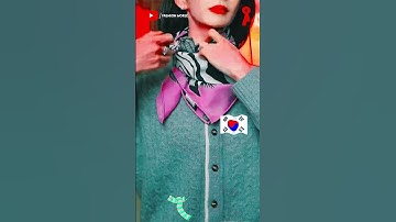 How to wear a shallowtail knot #korea #japan