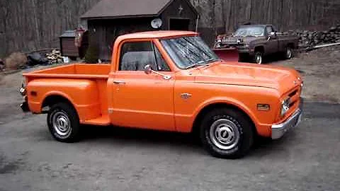1968 chevy c10 rolling burnout