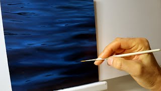 How to paint water - how to paint realistic water reflections tutorial