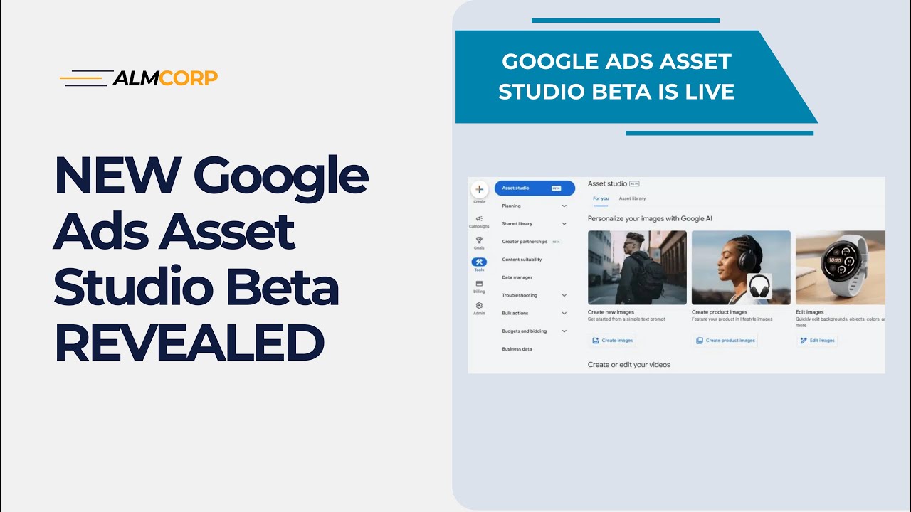 NEW Google Ads Asset Studio Beta REVEALED: AI Creative Generation ...