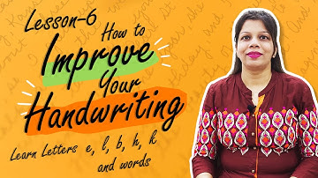 Lesson- 6 -Beautiful English handwriting English neat and clean sharp edge cursive handwriting style