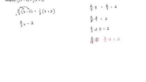 Simplifying Algebraic Expressions - Problem 13