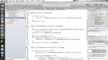54257   019   Introduction to NSMutable Arrays