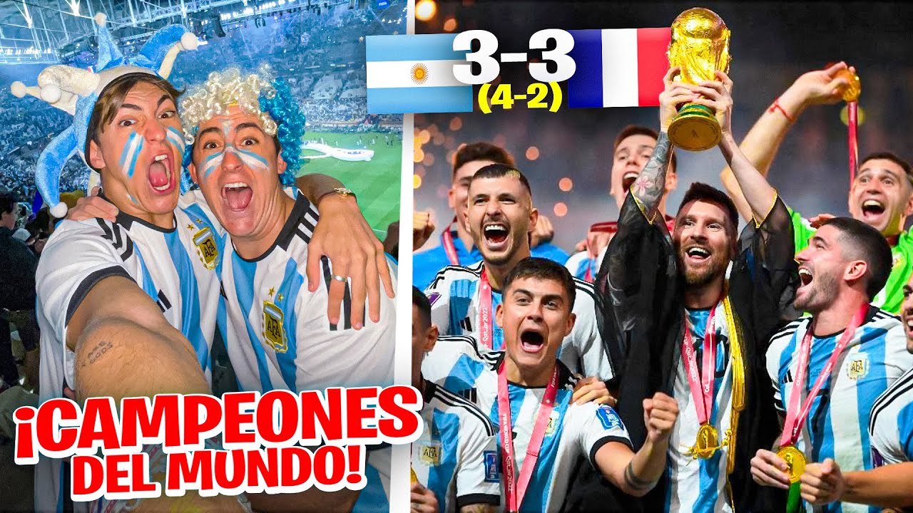 ARGENTINA CAMPEONA del MUNDO ¡Así vivimos el PARTIDO en el CAMPO!