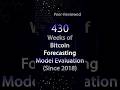 430 Weeks of Bitcoin Weekly Forecasting Model Statistics
