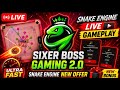SNAKE ENGINE AUTOPLAY 🔥 LIVE GAMEPLAY 😱 WINING COUNT ON ✅ FREE SUBSCRIPTION✅SIXER BOSS GAMING 2.0