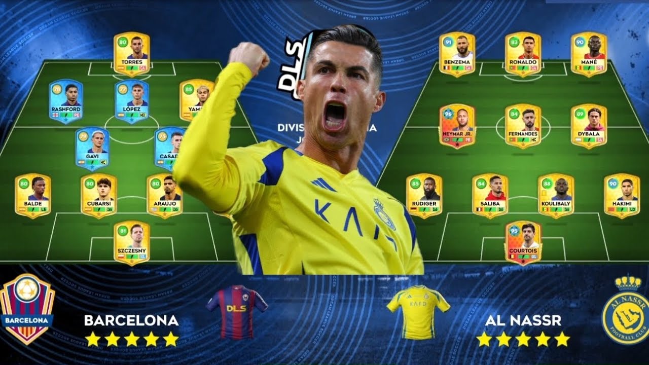 BARCELONA VS AL NASSR || IN DLS 26