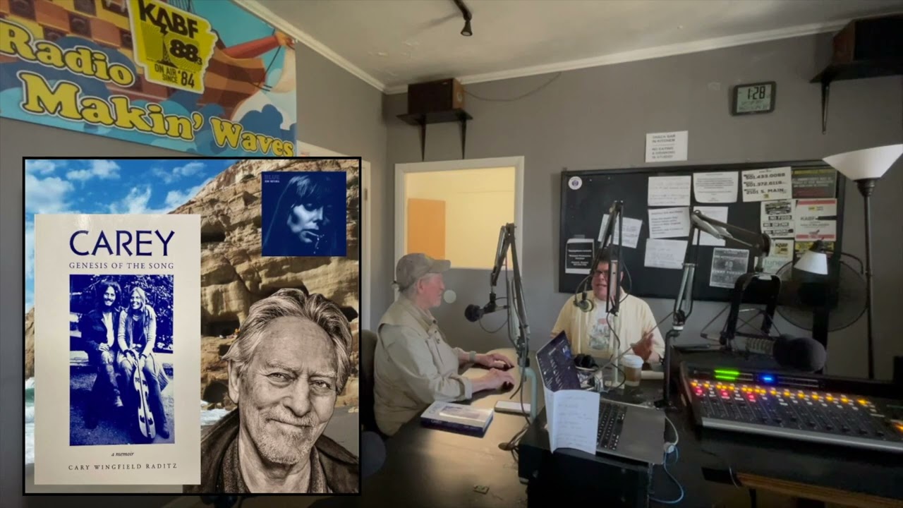 Cary Raditz KABF interview 2024 The Collage Radio Show 2/24 Dgold Tim Jones re Joni Mitchell Genesis