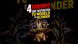 🚨 4 errores que destruyen tu modelo en Blender