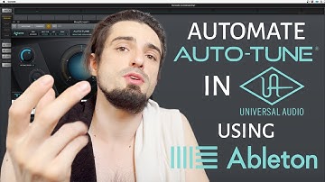 MUST WATCH for live-performing VOCALISTS!  Automate the key of Auto-Tune in UAD Console, via Ableton