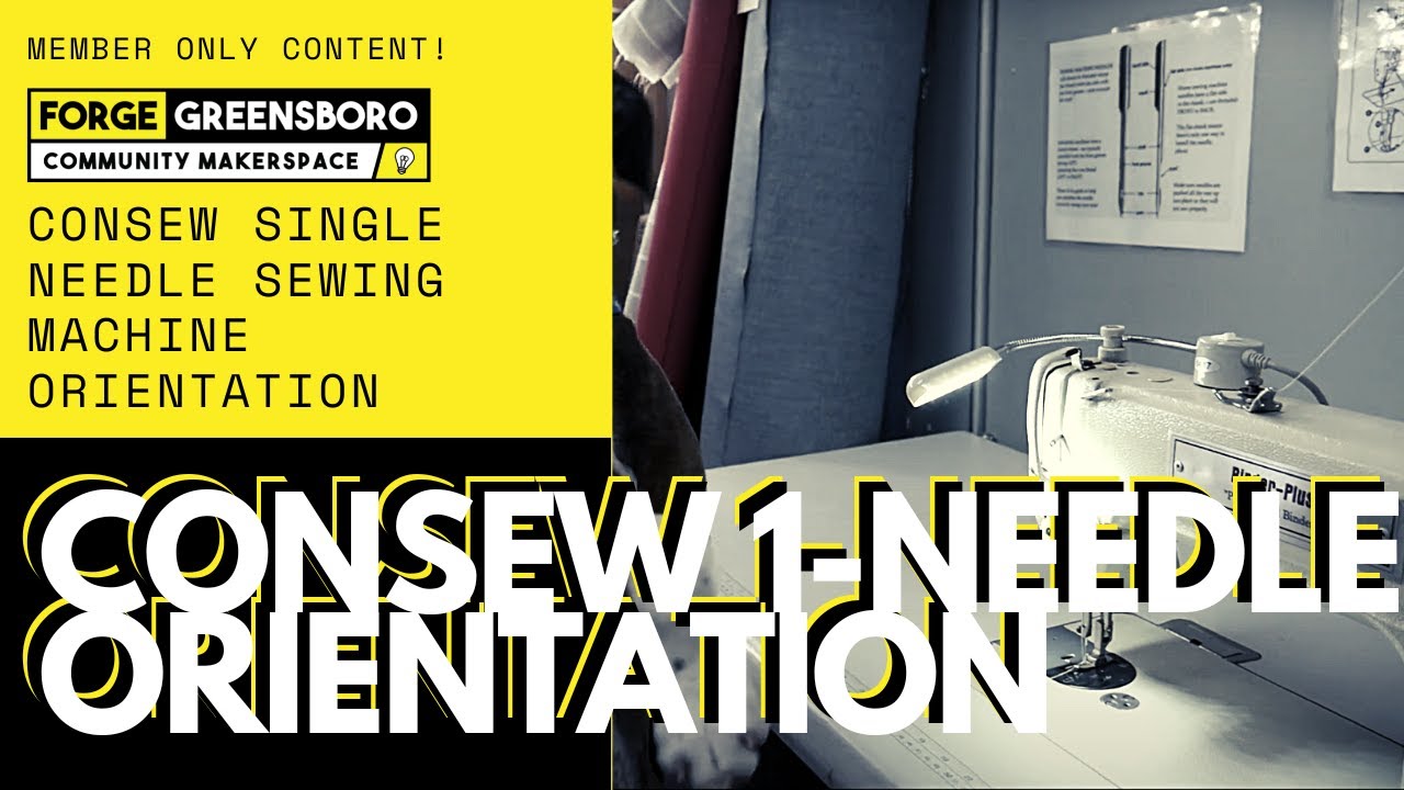 Consew Single Needle Sewing Machine Orientation YouTube