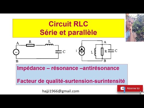 Vidéo: À la résonance, le circuit rlc a une impédance ?